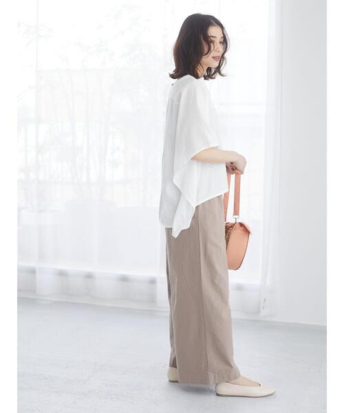 Green Parks(グリーンパークス)の「・CONTROL FREAKペーパーリボンショルダー*(ショルダーバッグ・レディース・ブラウン/オレンジ・FREE)」の5枚目の写真