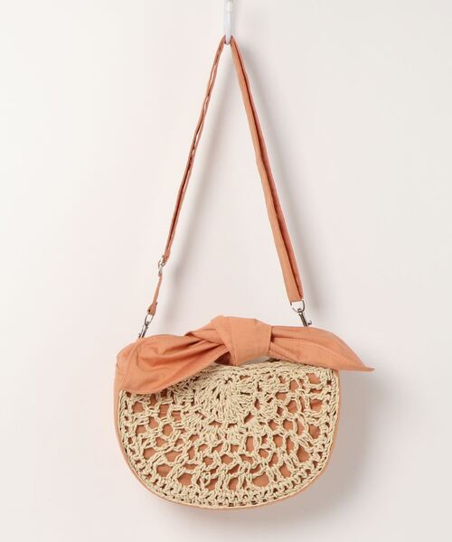 Green Parks(グリーンパークス)の「・CONTROL FREAKペーパーリボンショルダー*(ショルダーバッグ・レディース・ブラウン/オレンジ・FREE)」の18枚目の写真