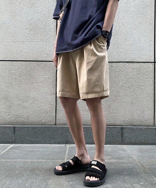 ACT（アクト）の「【ACT -fascination design-】ベーシック ハーフパンツ（その他パンツ・メンズ・ブラック/ベージュ/カーキ・M/L/XL）」の7枚目の写真