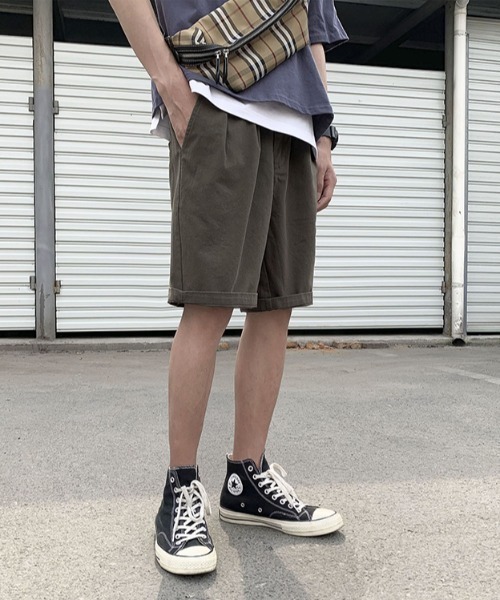 ACT（アクト）の「【ACT -fascination design-】ベーシック ハーフパンツ（その他パンツ・メンズ・ブラック/ベージュ/カーキ・M/L/XL）」の12枚目の写真