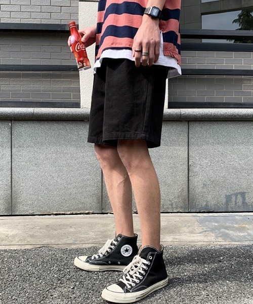 ACT（アクト）の「【ACT -fascination design-】ベーシック ハーフパンツ（その他パンツ・メンズ・ブラック/ベージュ/カーキ・M/L/XL）」の6枚目の写真