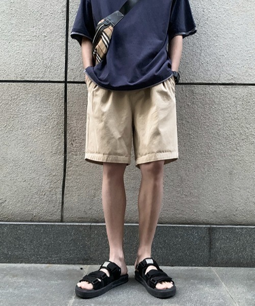 ACT（アクト）の「【ACT -fascination design-】ベーシック ハーフパンツ（その他パンツ・メンズ・ブラック/ベージュ/カーキ・M/L/XL）」の8枚目の写真