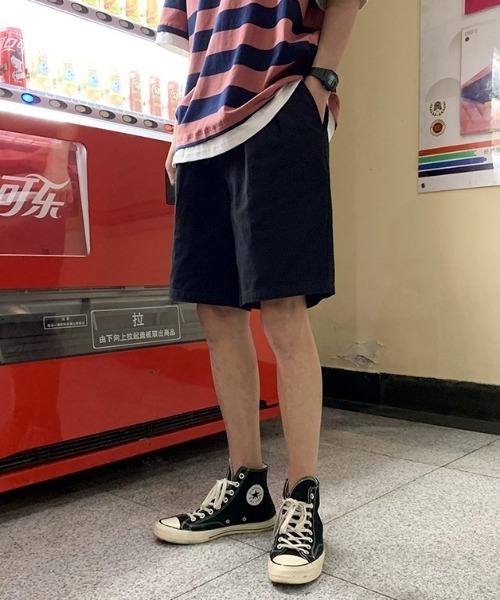 ACT（アクト）の「【ACT -fascination design-】ベーシック ハーフパンツ（その他パンツ・メンズ・ブラック/ベージュ/カーキ・M/L/XL）」の4枚目の写真