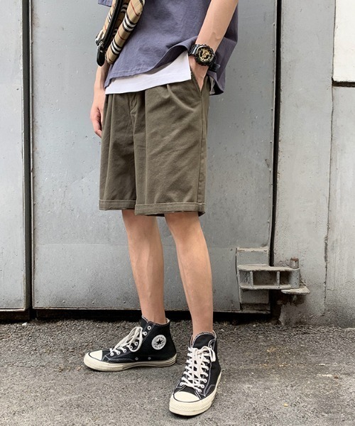 ACT（アクト）の「【ACT -fascination design-】ベーシック ハーフパンツ（その他パンツ・メンズ・ブラック/ベージュ/カーキ・M/L/XL）」の11枚目の写真