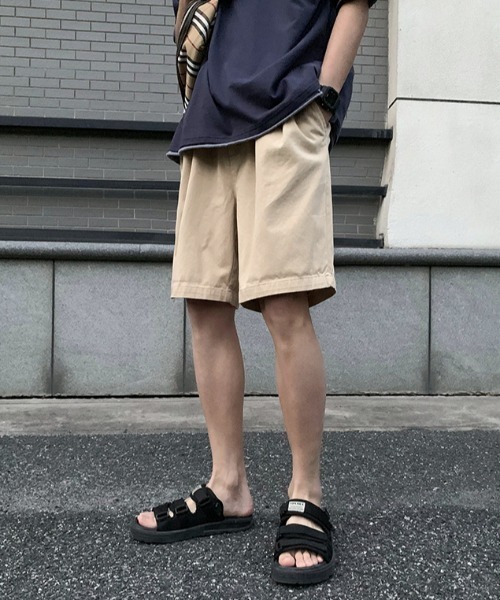 ACT（アクト）の「【ACT -fascination design-】ベーシック ハーフパンツ（その他パンツ・メンズ・ブラック/ベージュ/カーキ・M/L/XL）」の9枚目の写真