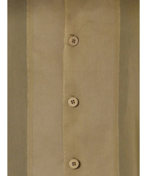 EMODA(エモダ)の「セミシアーシャツ(シャツ/ブラウス・レディース・ブラック/ピンク/ブルー/マスタード・FREE)」の7枚目の写真