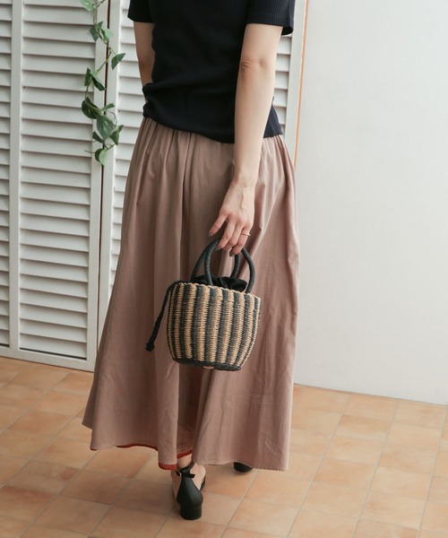 URBAN RESEARCH DOORS（アーバンリサーチドアーズ）の「コットンボイルリバーシブルスカート（スカート・レディース・ロイヤルブルー/ベージュ/グリーン・ONE）」の11枚目の写真