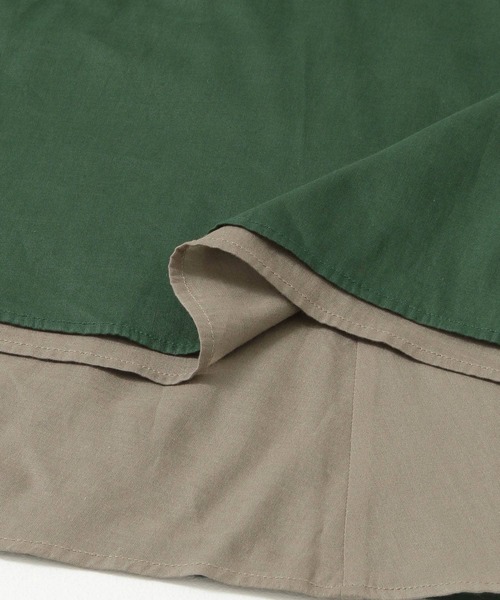 URBAN RESEARCH DOORS（アーバンリサーチドアーズ）の「コットンボイルリバーシブルスカート（スカート・レディース・ロイヤルブルー/ベージュ/グリーン・ONE）」の17枚目の写真