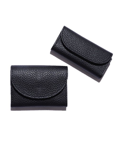 UNIVERSAL OVERALL（ユニバーサルオーバーオール）の「UNIVERSAL OVERALL/ユニバーサルオーバーオール シボレザーダブルフラップ 財布 ミニウォレット（財布・メンズ・ベージュ/オレンジ/グリーン/ブラック・FREE）」の12枚目の写真