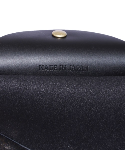 UNIVERSAL OVERALL（ユニバーサルオーバーオール）の「UNIVERSAL OVERALL/ユニバーサルオーバーオール シボレザーダブルフラップ 財布 ミニウォレット（財布・メンズ・ベージュ/オレンジ/グリーン/ブラック・FREE）」の10枚目の写真