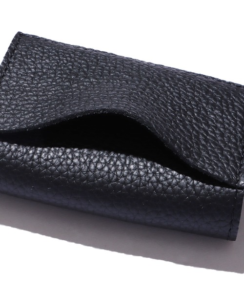 UNIVERSAL OVERALL（ユニバーサルオーバーオール）の「UNIVERSAL OVERALL/ユニバーサルオーバーオール シボレザーダブルフラップ 財布 ミニウォレット（財布・メンズ・ベージュ/オレンジ/グリーン/ブラック・FREE）」の11枚目の写真