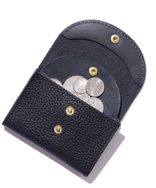 UNIVERSAL OVERALL（ユニバーサルオーバーオール）の「UNIVERSAL OVERALL/ユニバーサルオーバーオール シボレザーダブルフラップ 財布 ミニウォレット（財布・メンズ・ベージュ/オレンジ/グリーン/ブラック・FREE）」の13枚目の写真