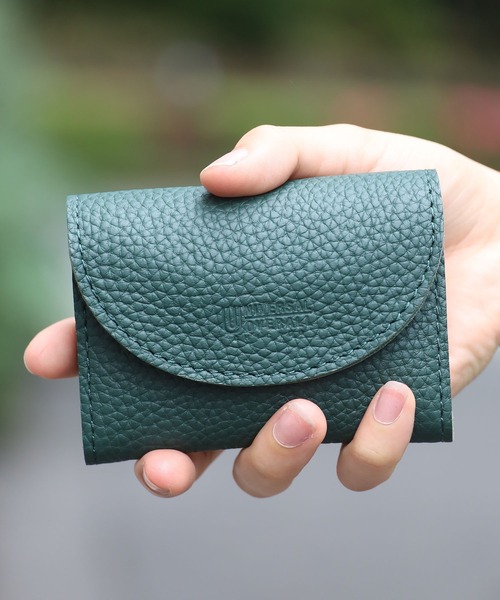 UNIVERSAL OVERALL（ユニバーサルオーバーオール）の「UNIVERSAL OVERALL/ユニバーサルオーバーオール シボレザーダブルフラップ 財布 ミニウォレット（財布・メンズ・ベージュ/オレンジ/グリーン/ブラック・FREE）」の18枚目の写真