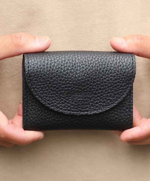 UNIVERSAL OVERALL（ユニバーサルオーバーオール）の「UNIVERSAL OVERALL/ユニバーサルオーバーオール シボレザーダブルフラップ 財布 ミニウォレット（財布・メンズ・ベージュ/オレンジ/グリーン/ブラック・FREE）」の20枚目の写真