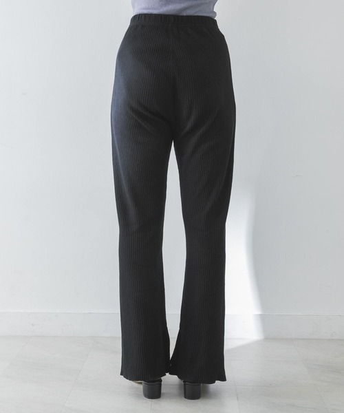 URBAN RESEARCH（アーバンリサーチ）の「針抜きリブカットソーパンツ（その他パンツ・レディース・ブラック/アイボリー・FREE）」の11枚目の写真