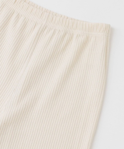 URBAN RESEARCH（アーバンリサーチ）の「針抜きリブカットソーパンツ（その他パンツ・レディース・ブラック/アイボリー・FREE）」の14枚目の写真