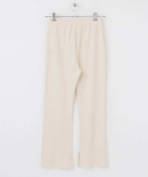 URBAN RESEARCH（アーバンリサーチ）の「針抜きリブカットソーパンツ（その他パンツ・レディース・ブラック/アイボリー・FREE）」の16枚目の写真