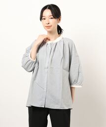 Samansa Mos2 | クレリックフリルブラウス(シャツ/ブラウス)