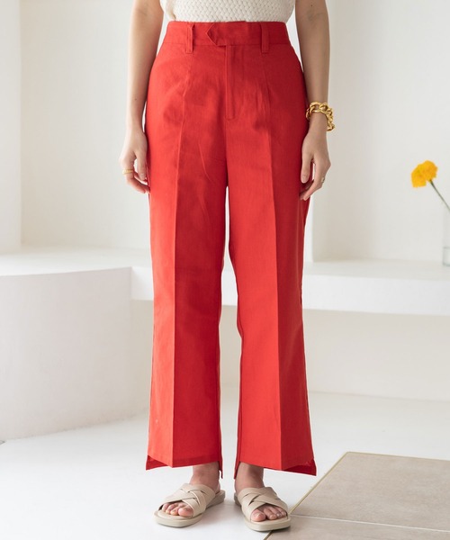 rectangle（レクタングル）の「ステップヘムカラーパンツ（その他パンツ・レディース・グリーン/オレンジ/ピンク/イエロー/ベージュ/ブルー・MEDIUM/SMALL）」の7枚目の写真