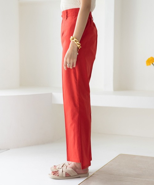 rectangle（レクタングル）の「ステップヘムカラーパンツ（その他パンツ・レディース・グリーン/オレンジ/ピンク/イエロー/ベージュ/ブルー・MEDIUM/SMALL）」の8枚目の写真