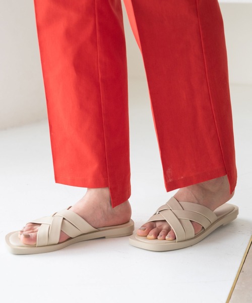 rectangle（レクタングル）の「ステップヘムカラーパンツ（その他パンツ・レディース・グリーン/オレンジ/ピンク/イエロー/ベージュ/ブルー・MEDIUM/SMALL）」の12枚目の写真