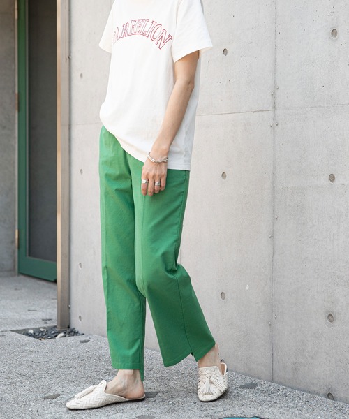 rectangle（レクタングル）の「ステップヘムカラーパンツ（その他パンツ・レディース・グリーン/オレンジ/ピンク/イエロー/ベージュ/ブルー・MEDIUM/SMALL）」の14枚目の写真