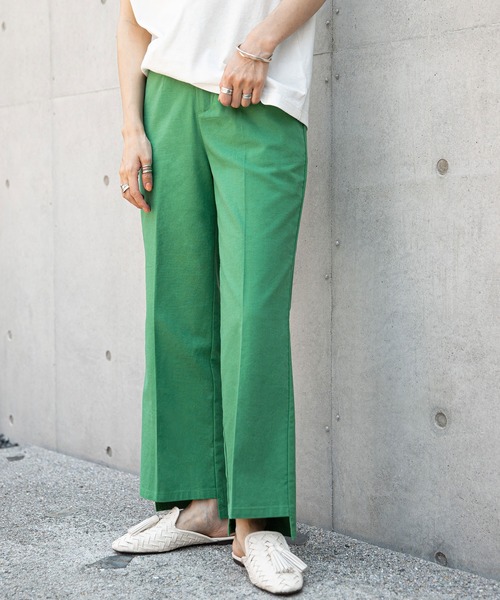 rectangle（レクタングル）の「ステップヘムカラーパンツ（その他パンツ・レディース・グリーン/オレンジ/ピンク/イエロー/ベージュ/ブルー・MEDIUM/SMALL）」の17枚目の写真