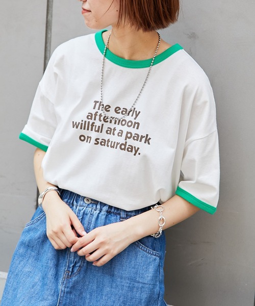 Ciaopanic Typy チャオパニックティピー の Zozotown限定 リンガープリントビッグtee Tシャツ カットソー Wear