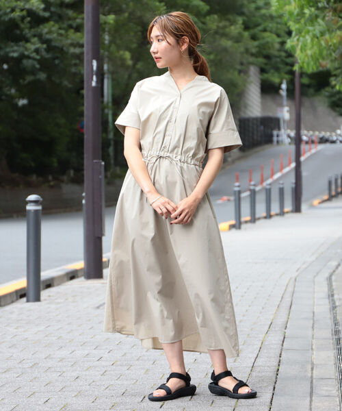 セール Beams Heart スキッパーネック ドロスト ワンピース ワンピース Beams Heart ビームスハート のファッション通販 Zozotown
