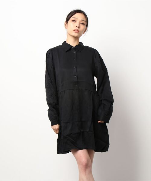 Desigual（デシグアル）の「ショートシャツワンピース（ワンピース・レディース・ブラック・2L/S/M/L）」の10枚目の写真