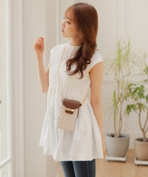 LIPSERVICE | ティアードノースリシャツチュニック(Tシャツ/カットソー)