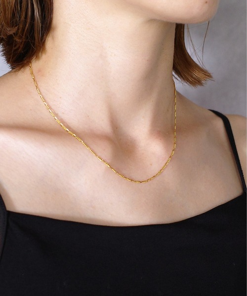 ISOLATION（アイソレーション）の「【ISOLATION / アイソレーション】silver925 Figaro Chain Necklace / フィガロチェーンネックレス（ネックレス・レディース・ゴールド・40cm）」の16枚目の写真
