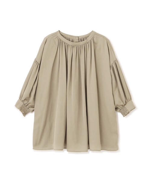 NATURAL BEAUTY BASIC（ナチュラルビューティーベーシック）の「【Petit LUXE】シルキーサテン2WAYブラウス（シャツ/ブラウス・レディース・グレー系その他/ベージュ/ラベンダー・SMALL/MEDIUM）」の22枚目の写真