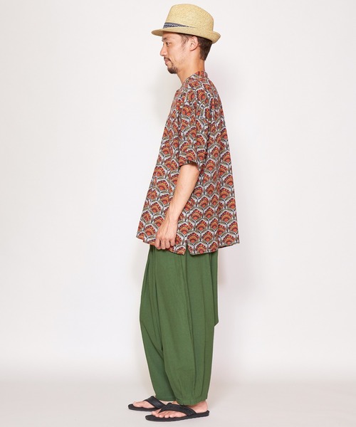 チャイハネ（チャイハネ）の「【チャイハネ】丹田パンツ（ユニセックス）（その他パンツ・メンズ・ホワイト/ブラック/パープル/カーキ/イエロー・FREE）」の13枚目の写真