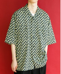 koe（コエ）の「柄オープンカラー半袖シャツ*（シャツ/ブラウス・メンズ）」