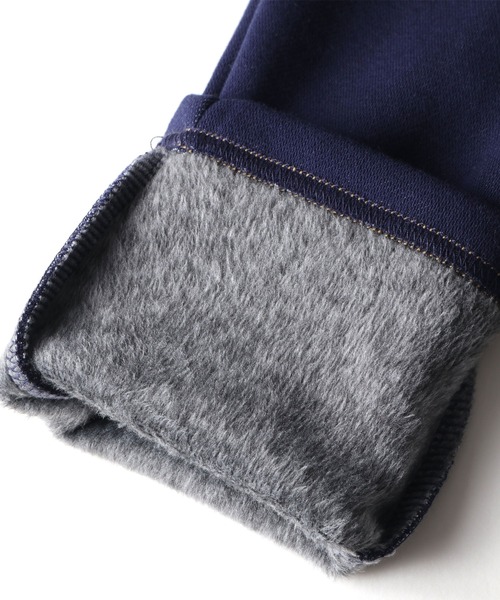 KP(ケーピー)の「チェリー刺しゅう入りニットツイル裏シャギーパンツ(100-130cm)(チノパンツ・キッズ・ネイビー・110cm/100cm/120cm/130cm)」の8枚目の写真