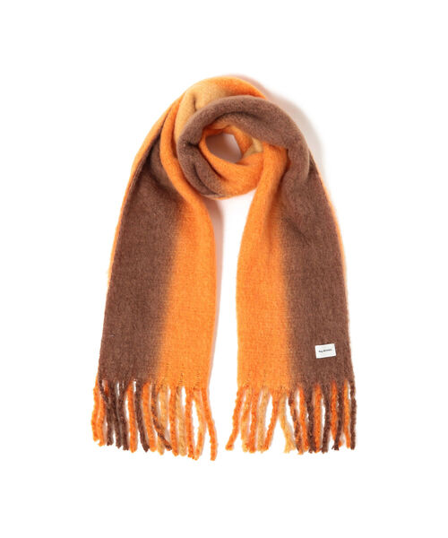 Ray BEAMS(レイビームス)の「Ray BEAMS / ビッグ ブークレ マフラー(マフラー・レディース・オレンジ/ブルー・ONE SIZE)」の3枚目の写真