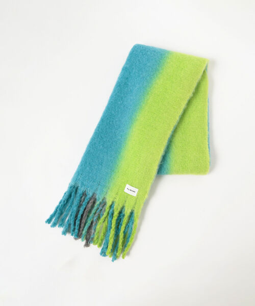 Ray BEAMS(レイビームス)の「Ray BEAMS / ビッグ ブークレ マフラー(マフラー・レディース・オレンジ/ブルー・ONE SIZE)」の8枚目の写真