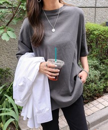USAコットン汗染み防止オーバーサイズ半袖Tシャツ
