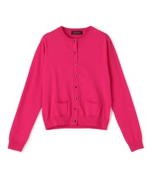 caban | CABaN ファインポリエステル クルーネックカーディガン(ニット/セーター)