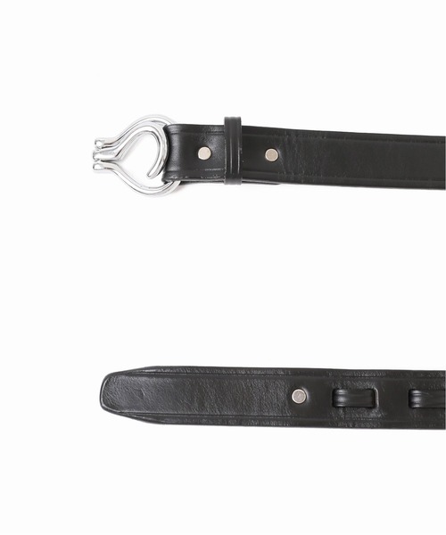 TORY LEATHER（トリーレザー）の「【TORY LEATHER / トリーレザー】ブライドルレザーブラスフーフ ピックベルト（ベルト・メンズ・ブラック/ブラウン・36/34）」の3枚目の写真