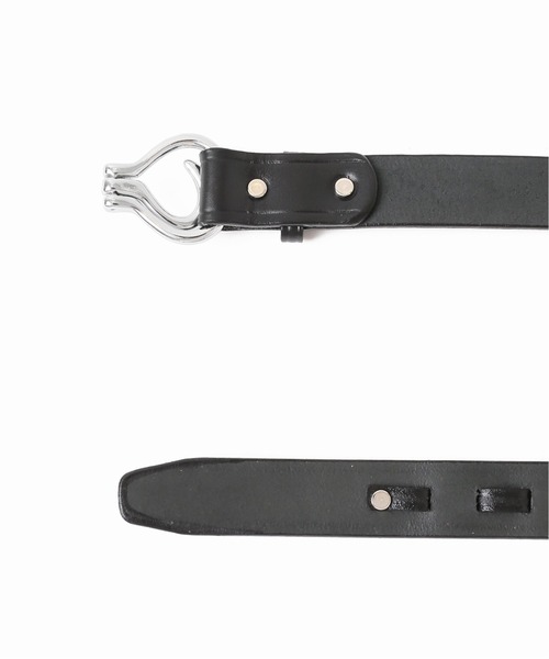 TORY LEATHER（トリーレザー）の「【TORY LEATHER / トリーレザー】ブライドルレザーブラスフーフ ピックベルト（ベルト・メンズ・ブラック/ブラウン・36/34）」の6枚目の写真
