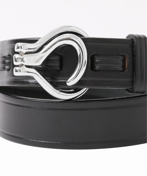 TORY LEATHER（トリーレザー）の「【TORY LEATHER / トリーレザー】ブライドルレザーブラスフーフ ピックベルト（ベルト・メンズ・ブラック/ブラウン・36/34）」の7枚目の写真