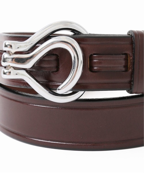 TORY LEATHER（トリーレザー）の「【TORY LEATHER / トリーレザー】ブライドルレザーブラスフーフ ピックベルト（ベルト・メンズ・ブラック/ブラウン・36/34）」の5枚目の写真