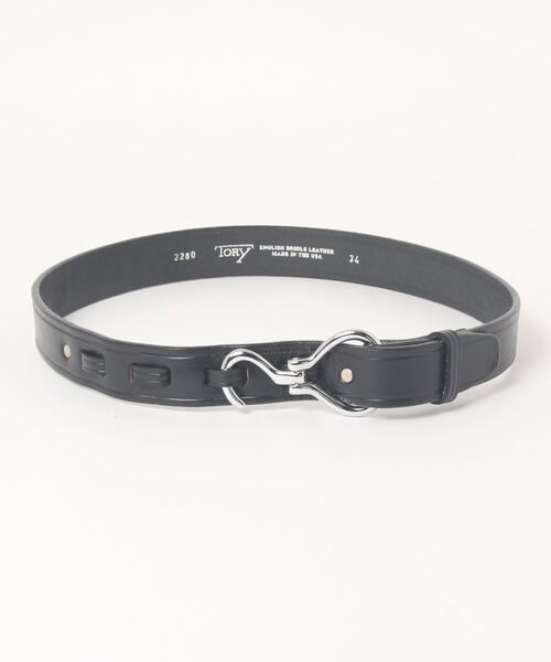 TORY LEATHER（トリーレザー）の「【TORY LEATHER / トリーレザー】ブライドルレザーブラスフーフ ピックベルト（ベルト・メンズ・ブラック/ブラウン・36/34）」の8枚目の写真