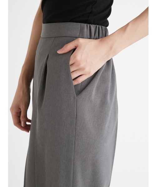 FRAY I.D(フレイアイディー)の「イージーケアセミフレアパンツ(その他パンツ・レディース・ネイビー/グレー/ミント・1/0)」の11枚目の写真