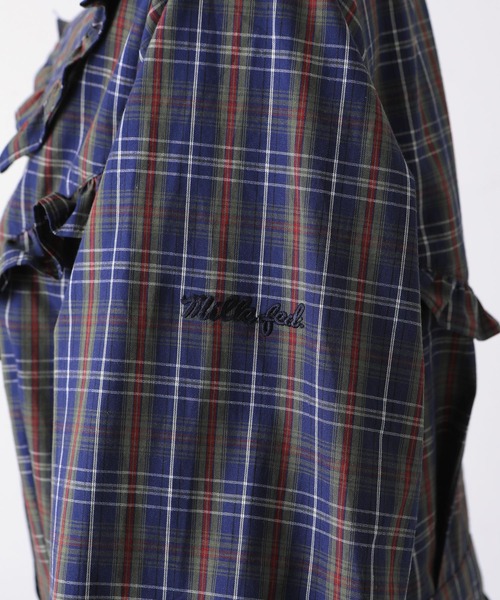 MILKFED.（ミルクフェド）の「PLAID RUFFLE DRESS（ワンピース・レディース・レッド/ネイビー・ONE SIZE）」の13枚目の写真