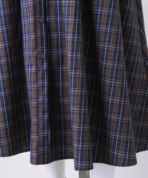 MILKFED.（ミルクフェド）の「PLAID RUFFLE DRESS（ワンピース・レディース・レッド/ネイビー・ONE SIZE）」の10枚目の写真