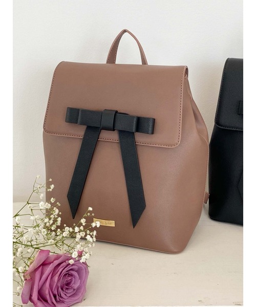 Honey Salon（ハニーサロン）の「ロングリボンリュック（バックパック/リュック・レディース・ブラック/ブラウン・FREE）」の17枚目の写真