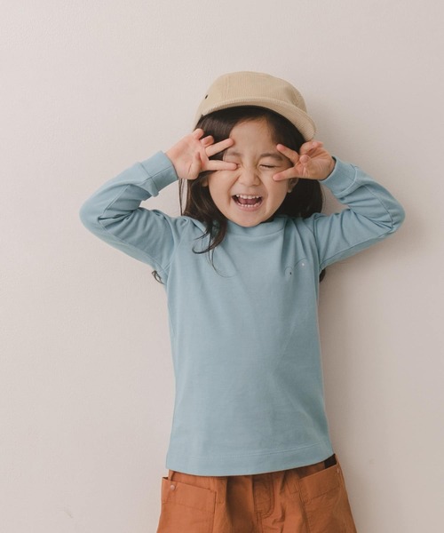 URBAN RESEARCH DOORS(アーバンリサーチドアーズ)の「『別注』Common Noun×DOORS KanaBelgium 長袖T(KIDS)(Tシャツ/カットソー・キッズ・チャコールグレー/ライトブルー・120/105/150/135)」の11枚目の写真